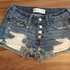 Abercrombie & Fitch Low Rise Short size 0